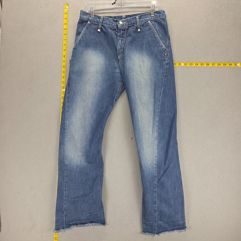 Vintage Levis Engineered Jeans Mens Blue Twisted Zip Fly Medium Wash Fits 30x32